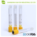 Vacuum Blood Collection Tube / gel &amp; clot Tubo ativador / tubo amarelo